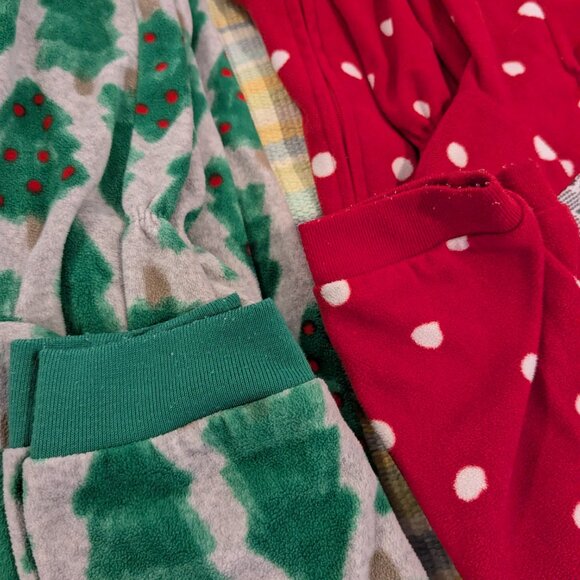 ⭐ Girl's Fleece Footie Pajamas Size 6 • Lot Of 4! - Picture 10 of 10